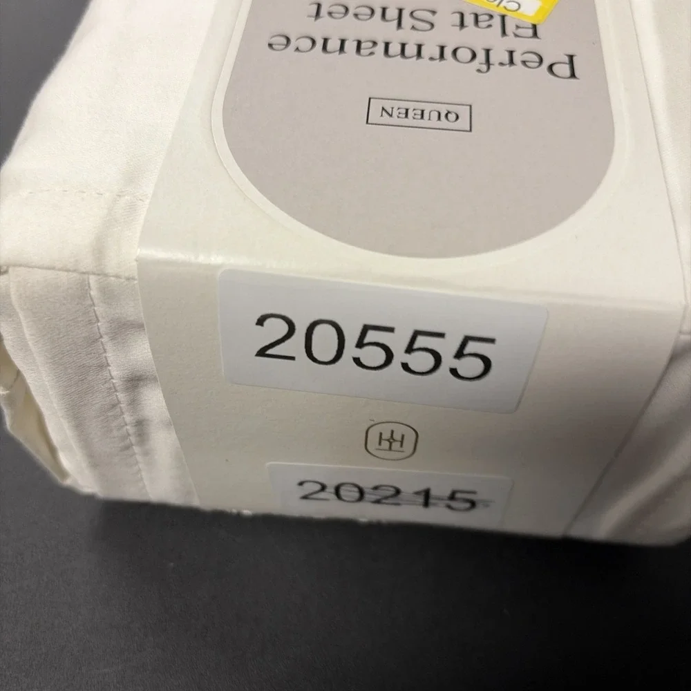 Threshold Queen 400 Thread Count Performance Flat Sheet In Sour Cream NWT 20555